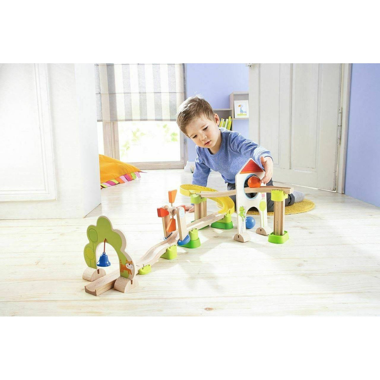 Kullerbu Windmill 25 Piece Starter Track Set - HoneyBug 