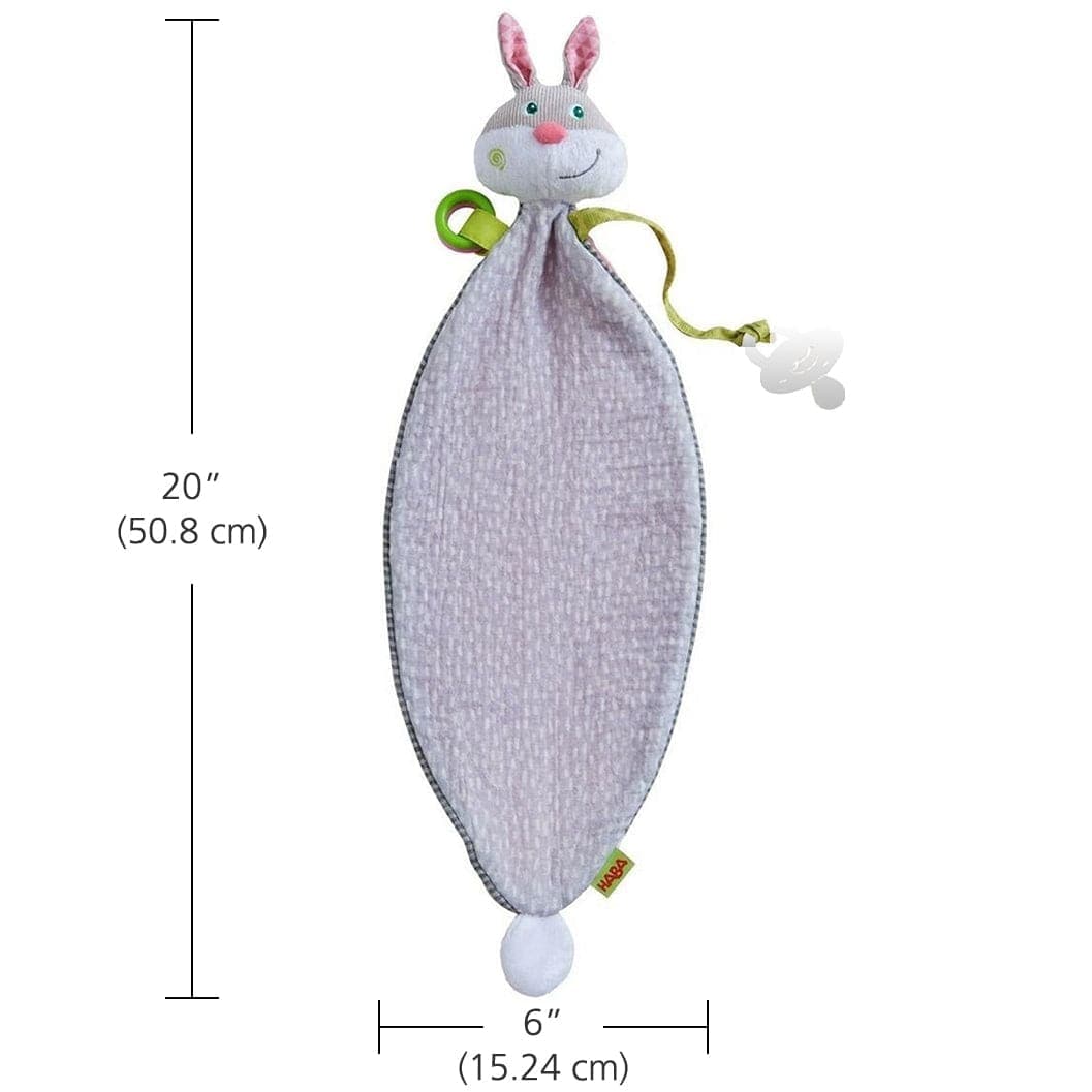 Bunny Lovey Baby Blankie - HoneyBug 