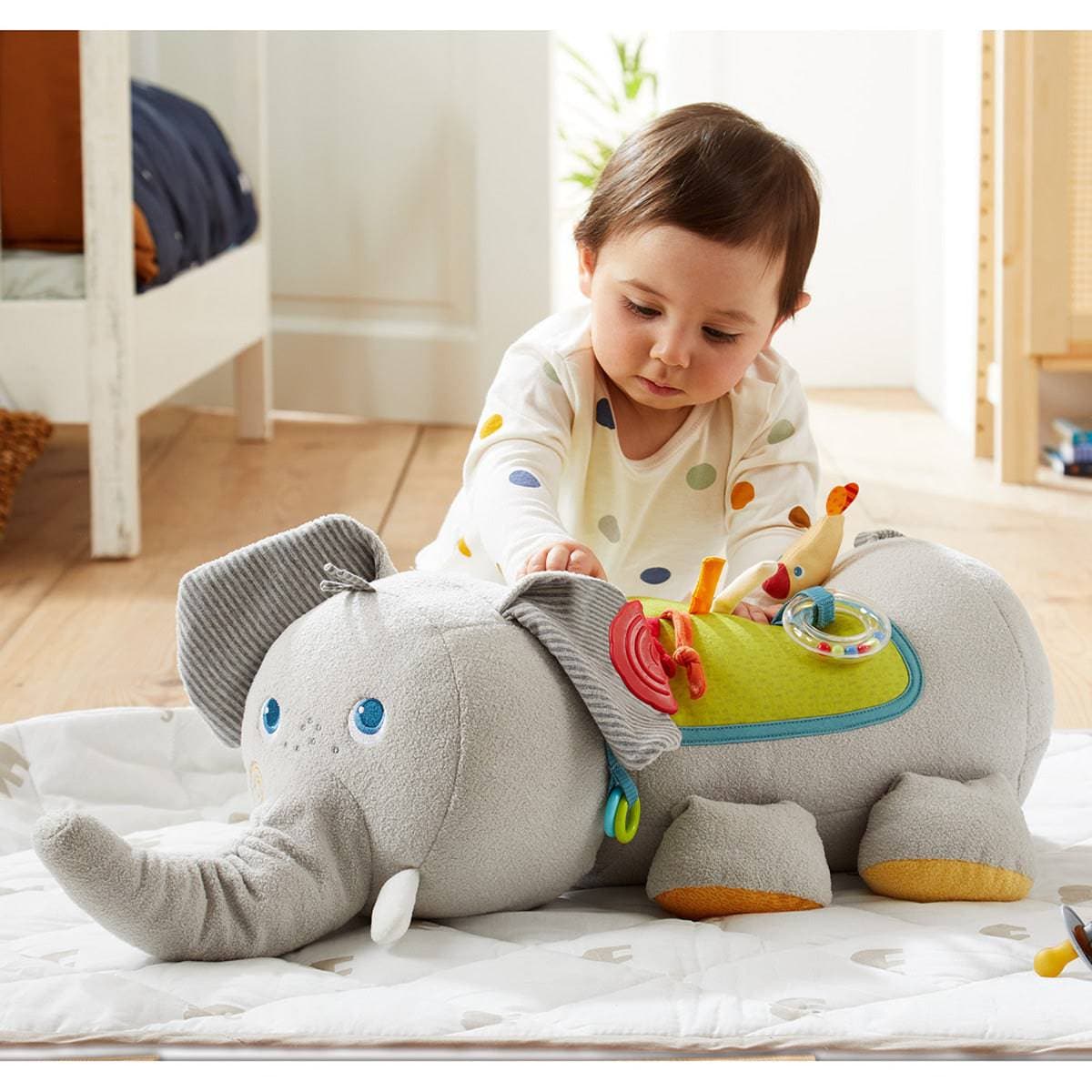 Elephant Discovery Pillow - HoneyBug 