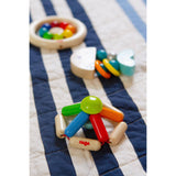 Color Carousel Wooden Baby Rattle - HoneyBug 