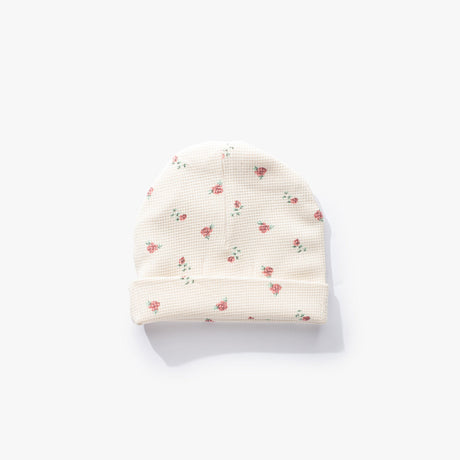 Winter Rose Waffle Hat