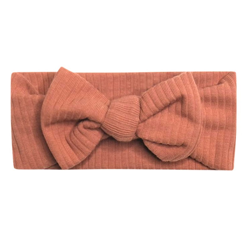 Organic Cotton Headband - Clay - HoneyBug 