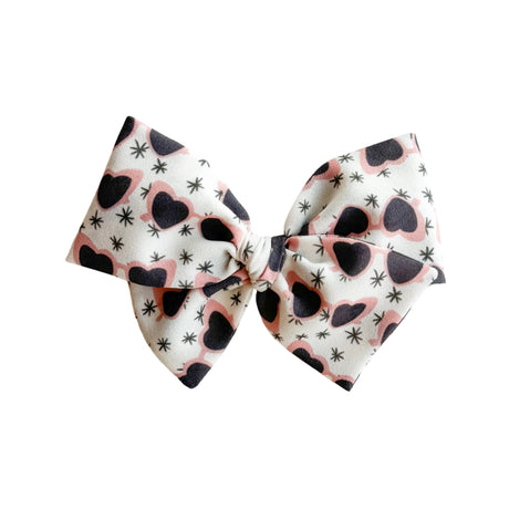 Heart Sunnies Pinwheel Bow - HoneyBug 
