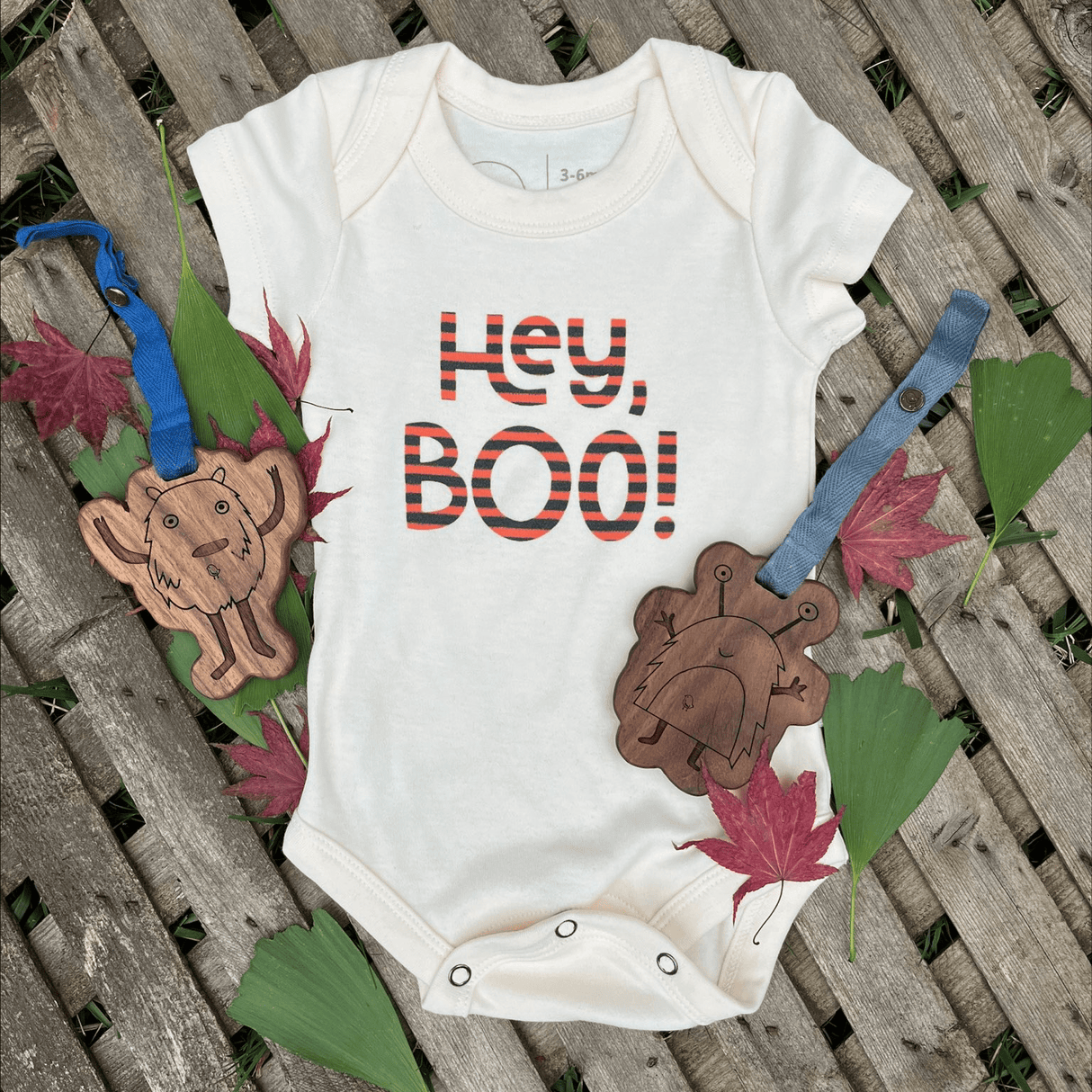 graphic bodysuit | hey boo - HoneyBug 
