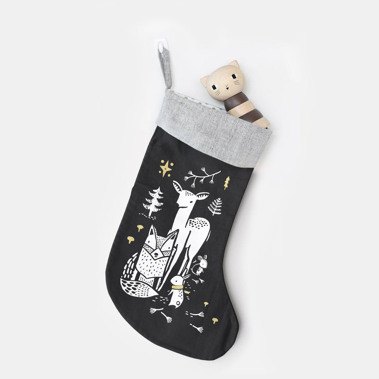 Deer and Friends Stocking - HoneyBug 