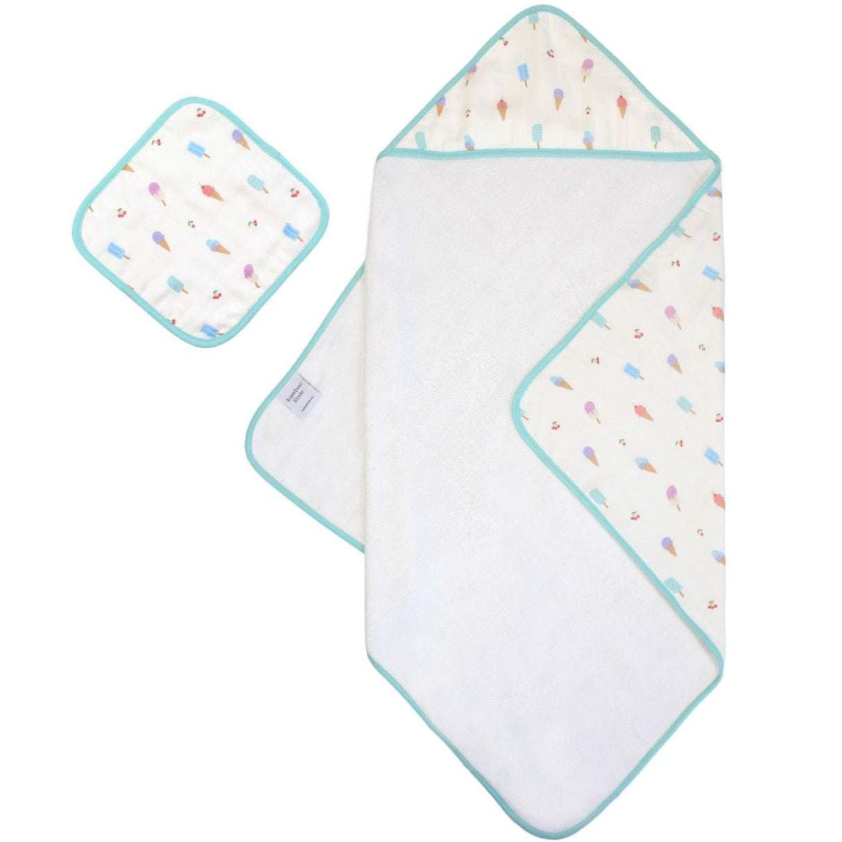 Ice Cream Hooded Towel Set - HoneyBug 