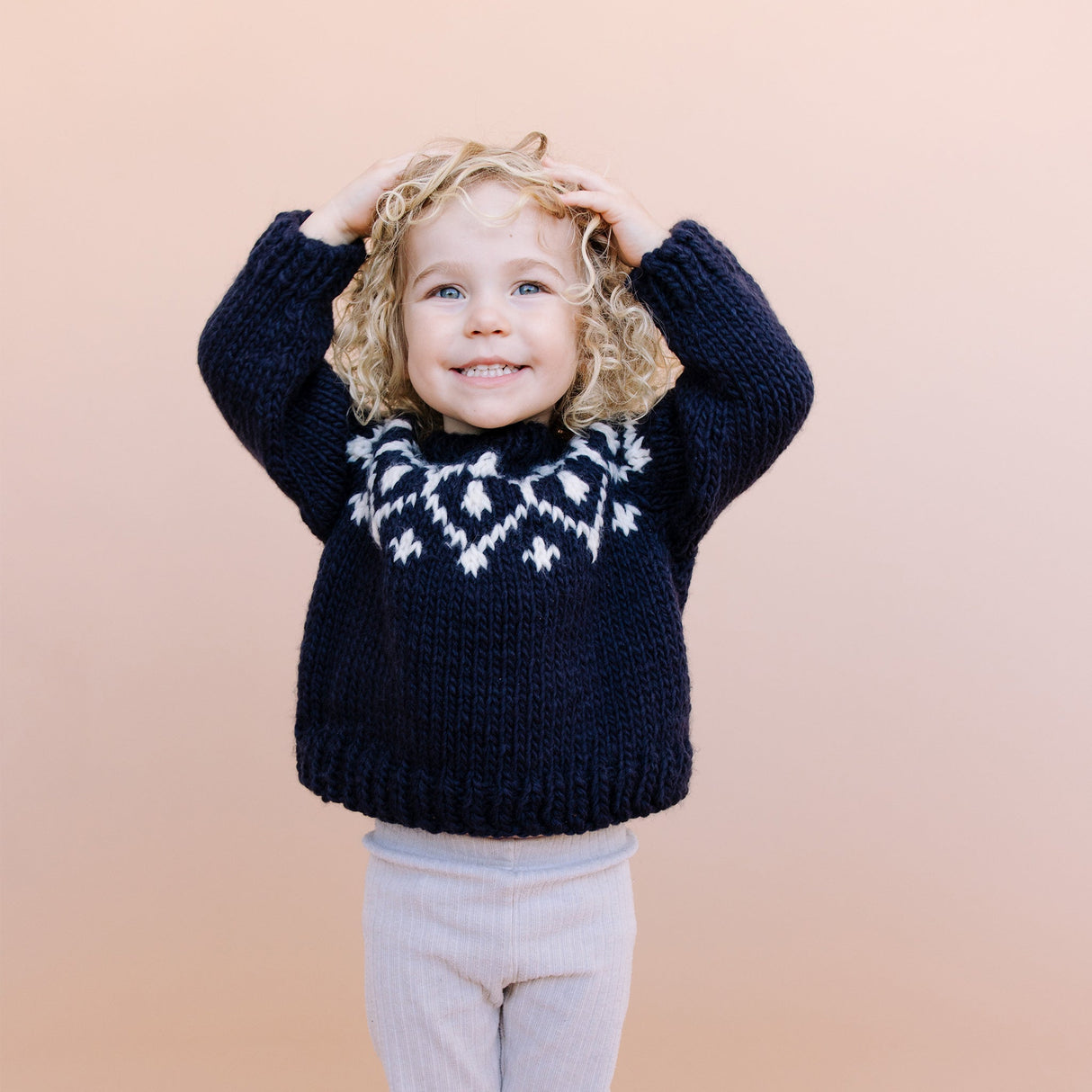 Icicle Sweater - Navy - HoneyBug 