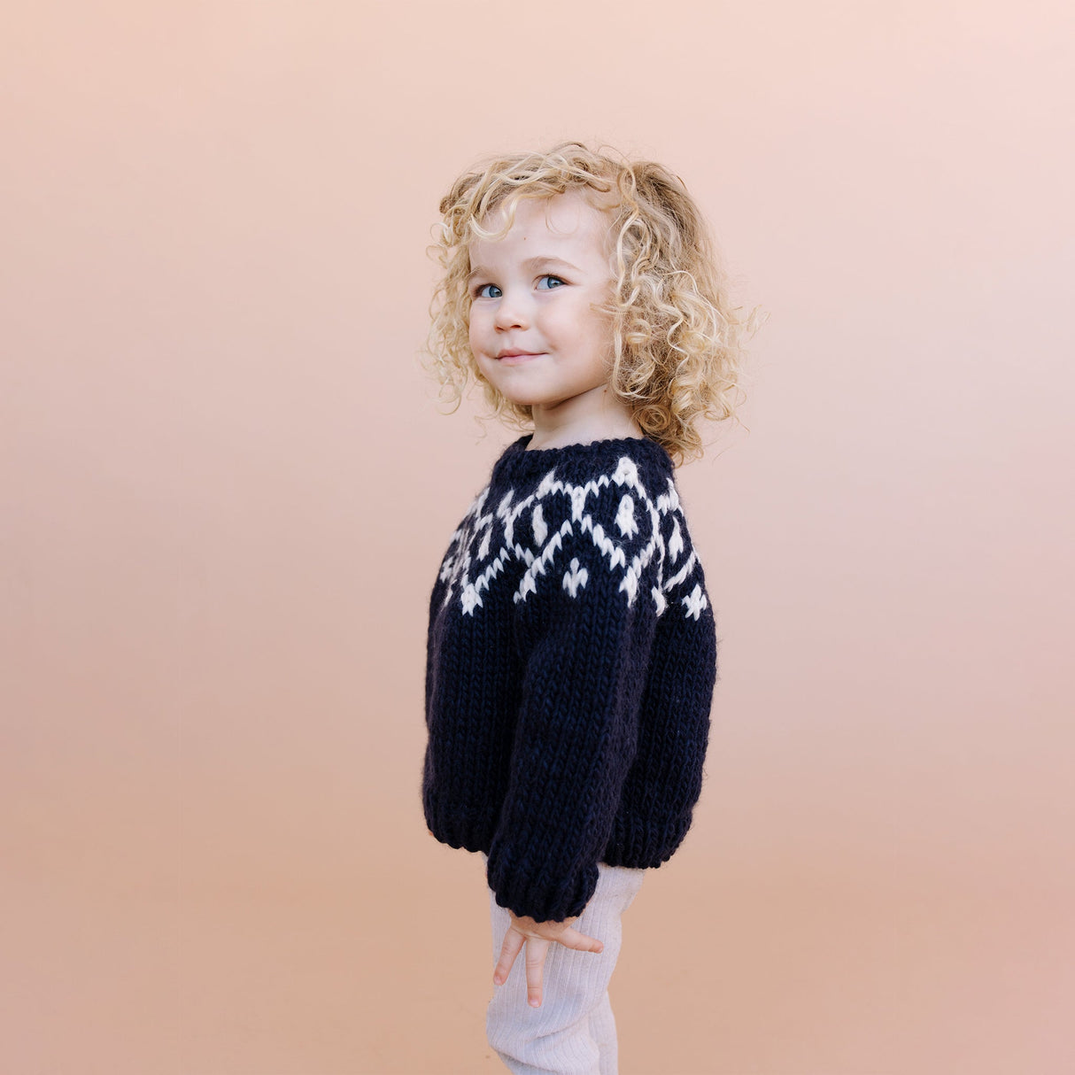 Icicle Sweater - Navy - HoneyBug 