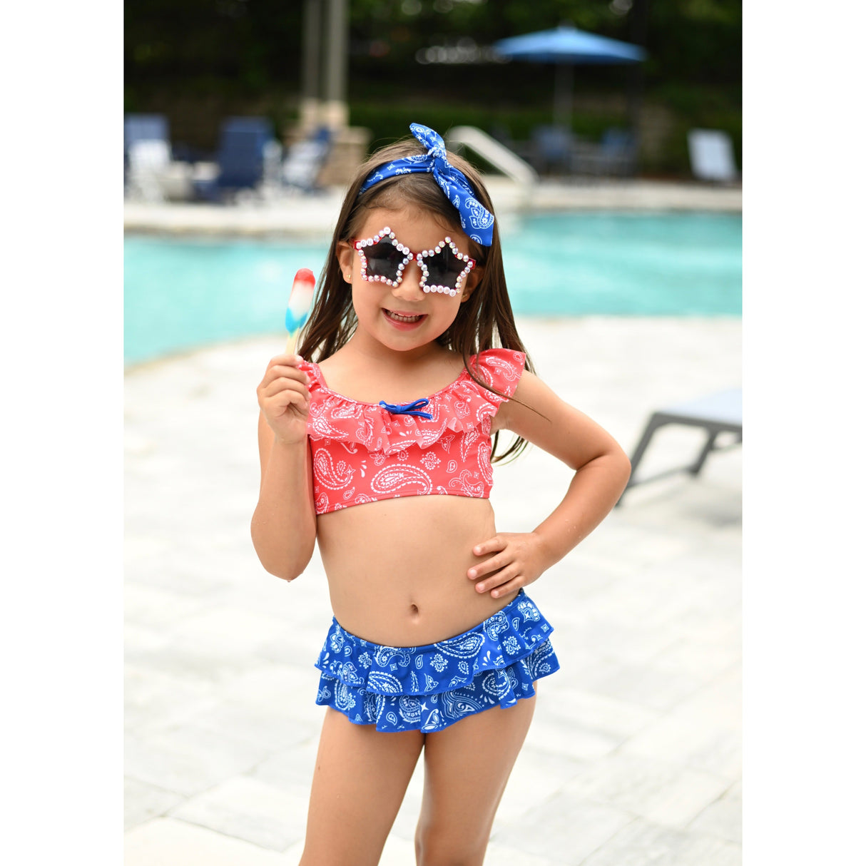 Morning Star Two Piece Swimsuit - HoneyBug 