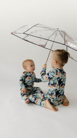 Bamboo Zip Pajamas | Charli Print