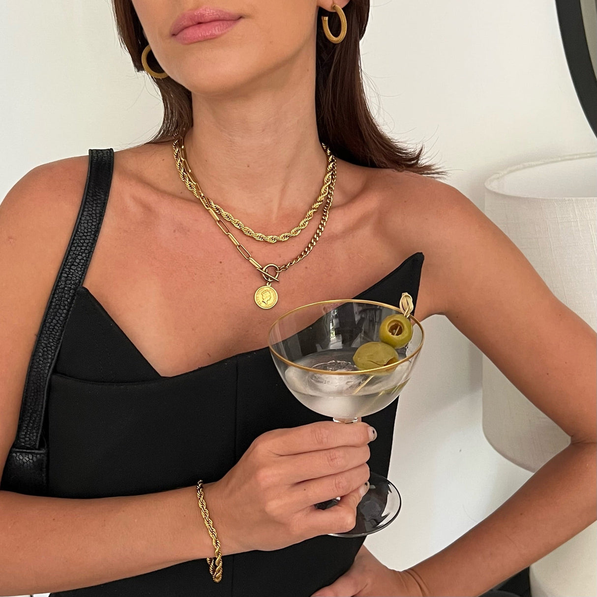 Luka Rope Chain Necklace - HoneyBug 