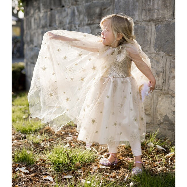 Glam Party Gold Cape - HoneyBug 