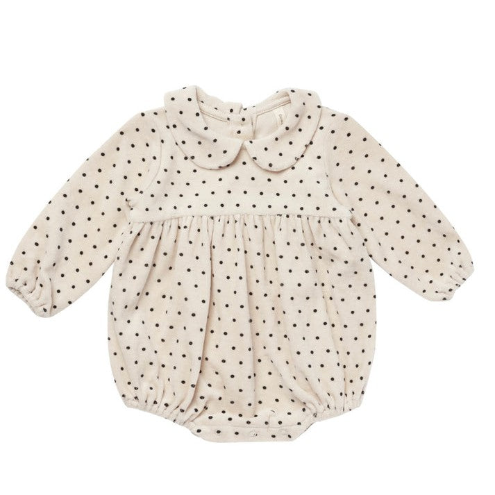 Peter Pan Romper - Polka Dot - HoneyBug 