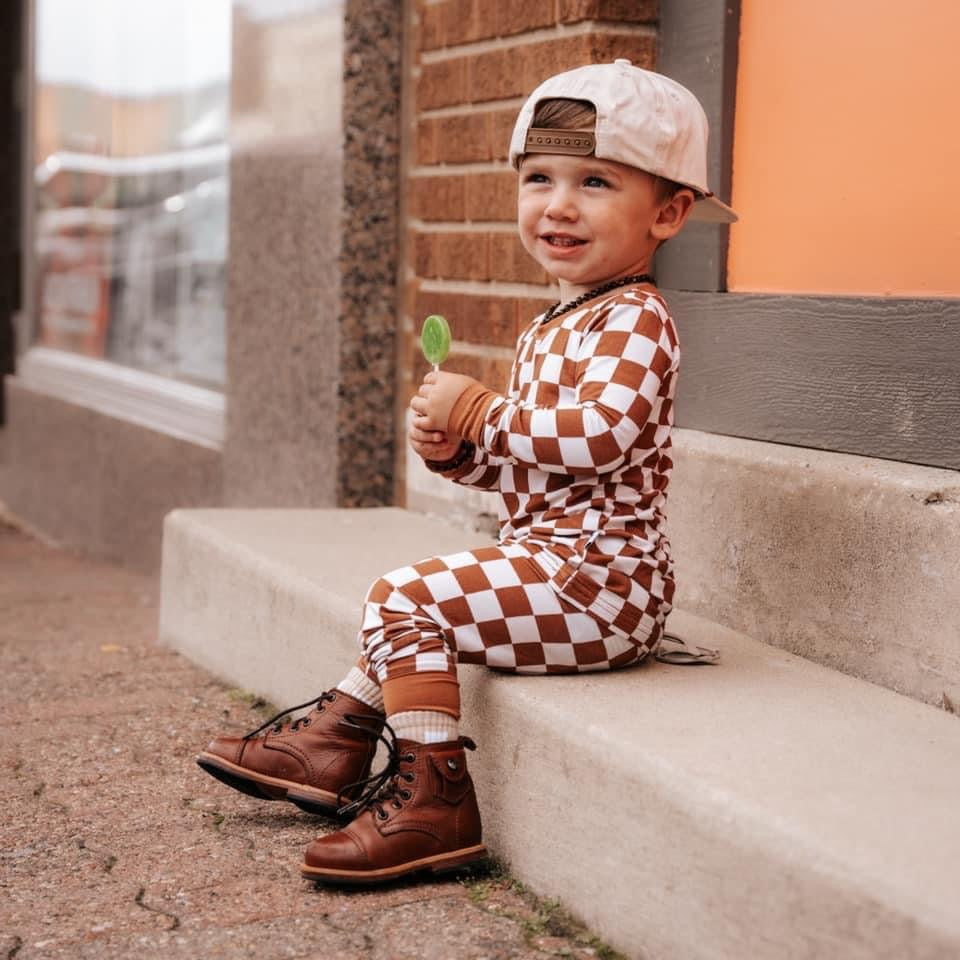 COPPER CHECKERS DREAM SET - HoneyBug 