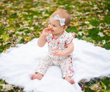 Madison Poppy Floral Romper