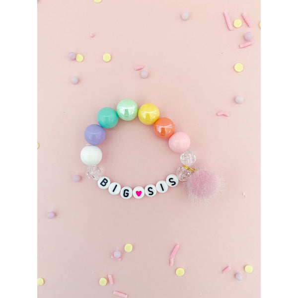 Celebration! Big Sis OR Lil Sis Charm Bracelet - HoneyBug 