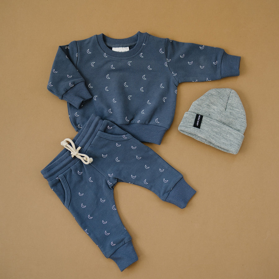 Light Grey Mebie Baby Beanie - HoneyBug 