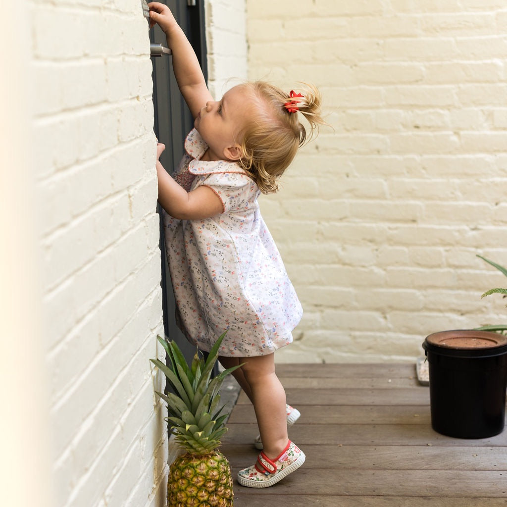 Madison Floral Dress with Ruffle Bloomer