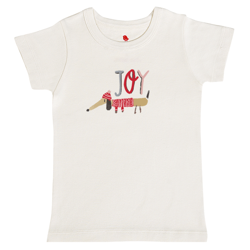 graphic tee | joy dog - HoneyBug 
