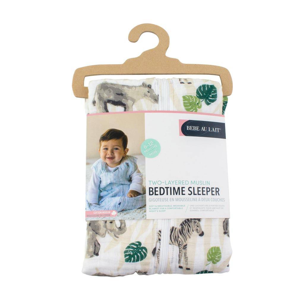 Jungle Classic Muslin Bedtime Sleeper - HoneyBug 