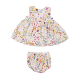 Kimono Dress & Bloomer - Cheery Mix Floral - HoneyBug 