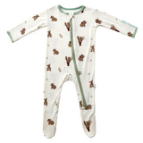 Koala Zippered Footie - HoneyBug 