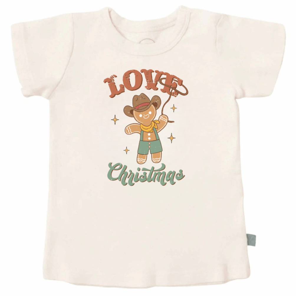 graphic tee | christmas lasso - HoneyBug 