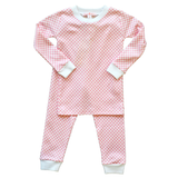 Pink Gingham Pajama Set