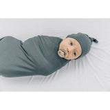 Charcoal Bamboo Hat OR Head Wrap Set - HoneyBug 