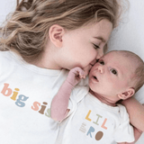 graphic bodysuit | lil bro - desert rose - HoneyBug 