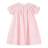Light Pink Daisy Smocked Bishop Dress