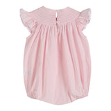 Light Pink Daisy Smocked Ruffle Romper