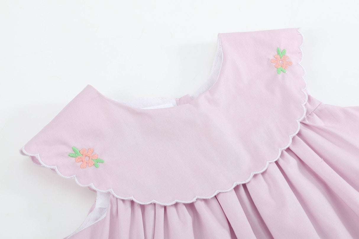 Light Purple Bunny and Flowers Dress