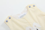 Light Yellow Bunny Shortalls