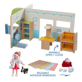 Little Friends Vet Clinic Play Set with Rebecca Doll - HoneyBug 