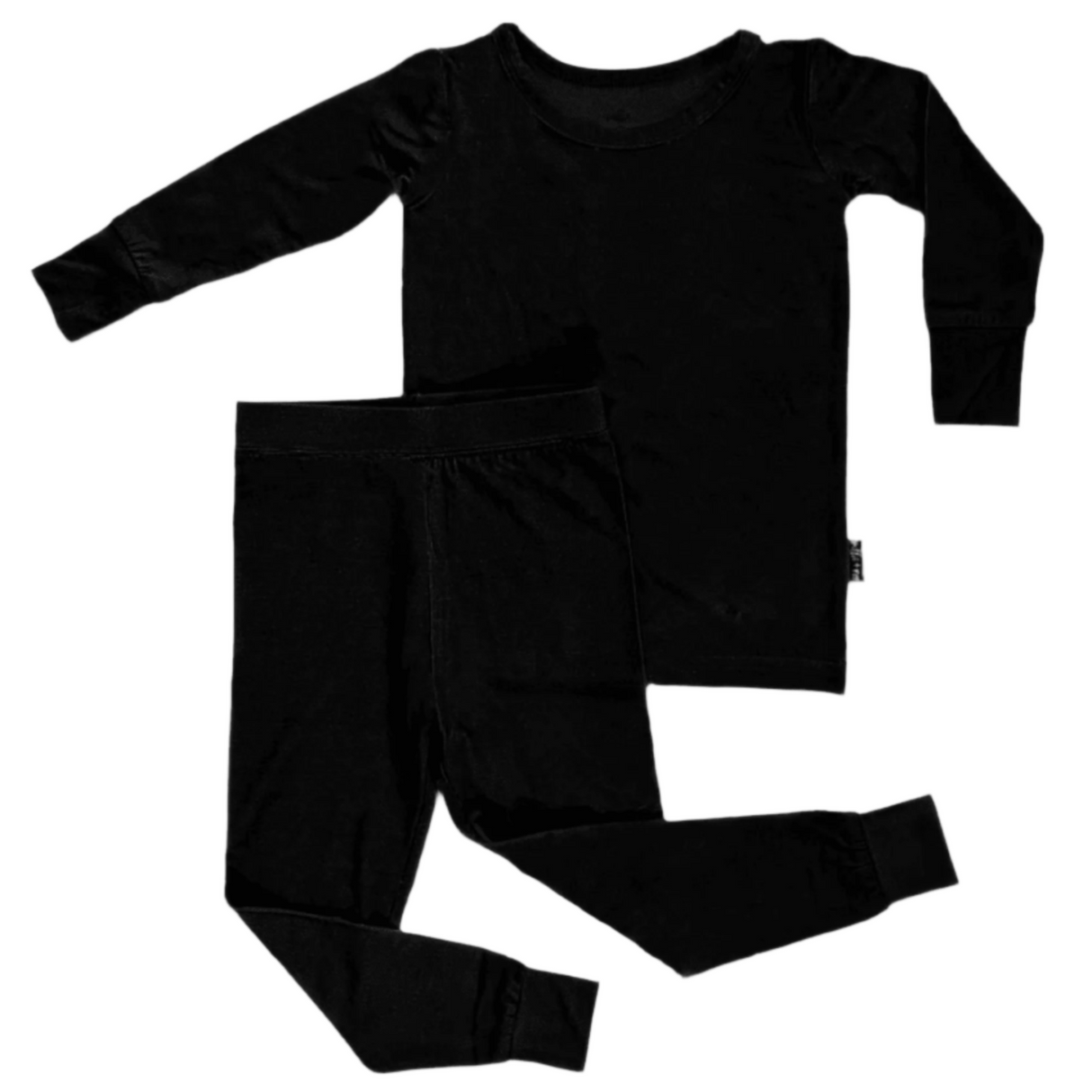 LONG SLEEVE 2 PIECE SETS- Midnight Black