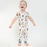 Loungewear Set - Boots Blue - HoneyBug 