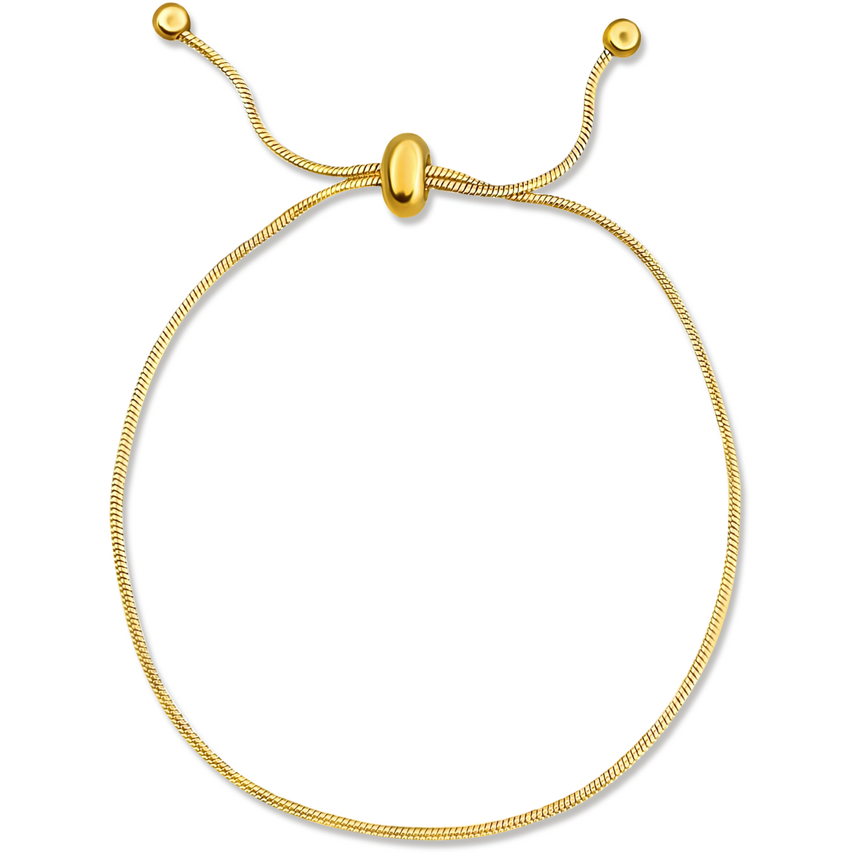 Lourdes Round Snake Chain Bracelet - HoneyBug 