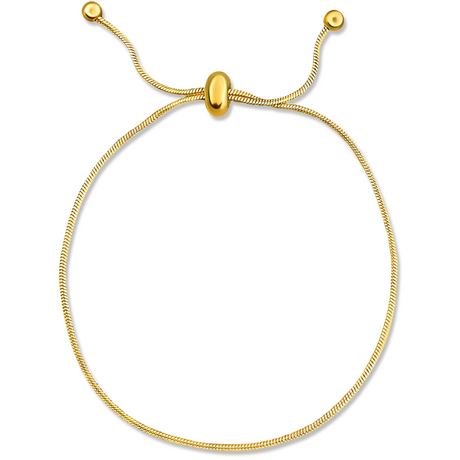 Lourdes Round Snake Chain Bracelet - HoneyBug 