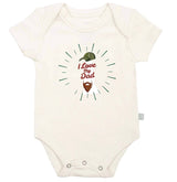 graphic bodysuit | love dad beard - HoneyBug 