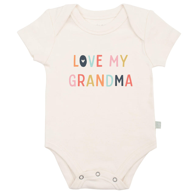 graphic bodysuit | love grandma - HoneyBug 