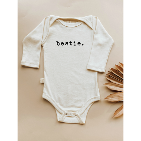 Bestie - Long Sleeve Organic Cotton Bodysuit - HoneyBug 