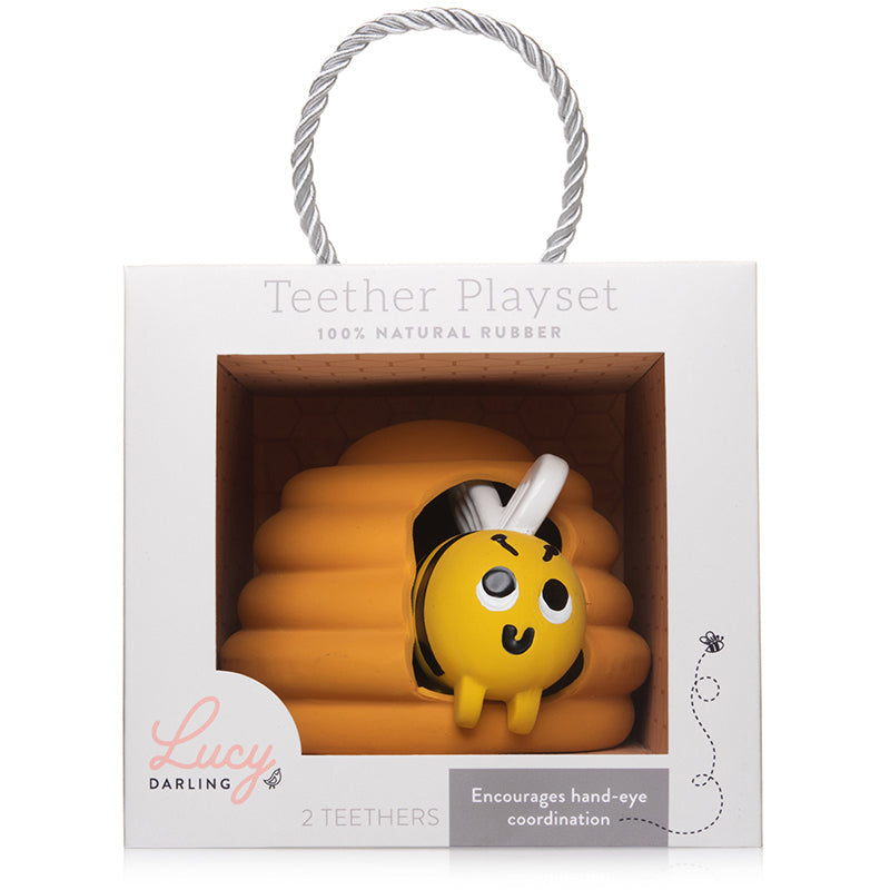 Honey Bee Teether Toy Playset - HoneyBug 