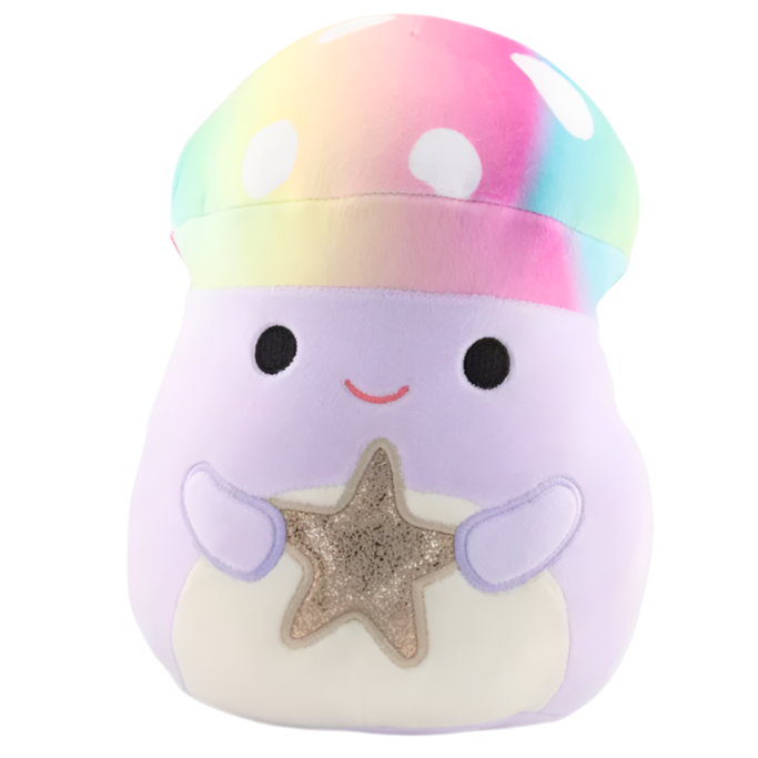 12 Inch Mahdi the Mushroom with Star Squishmallow - HoneyBug 