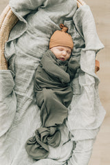 Desert Sage Muslin Swaddle Blanket - HoneyBug 