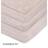 Pack N Play I Portable Crib Sheet Set - Pink Gingko - HoneyBug 