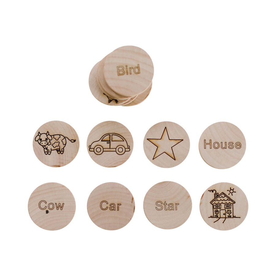 Mini Sight Words Matching Tiles - HoneyBug 