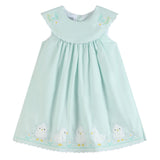 Misty Blue Fuzzy Chickies Dress
