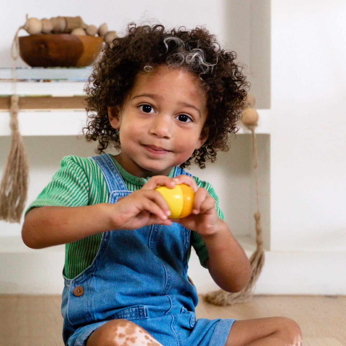 Set of 5 Wooden Musical Eggs - HoneyBug 