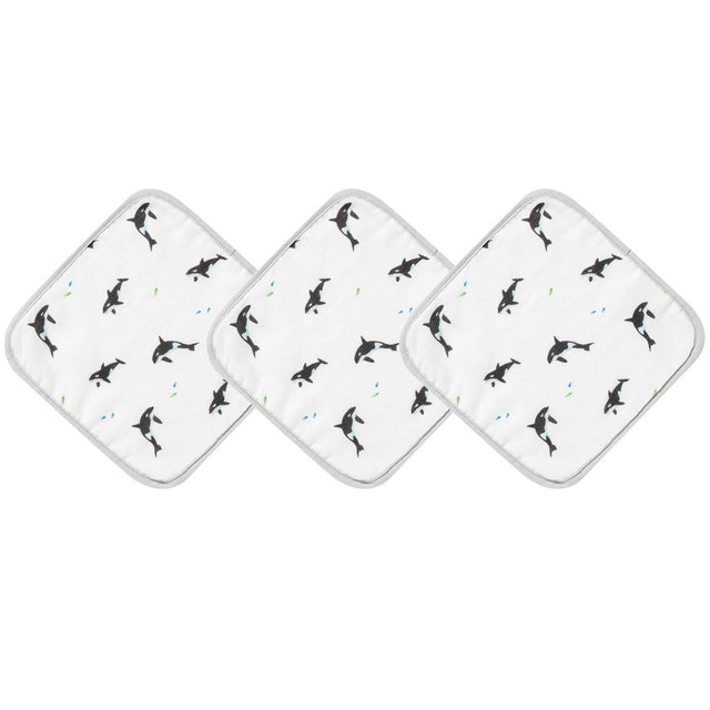 Orca Washcloth Set - HoneyBug 